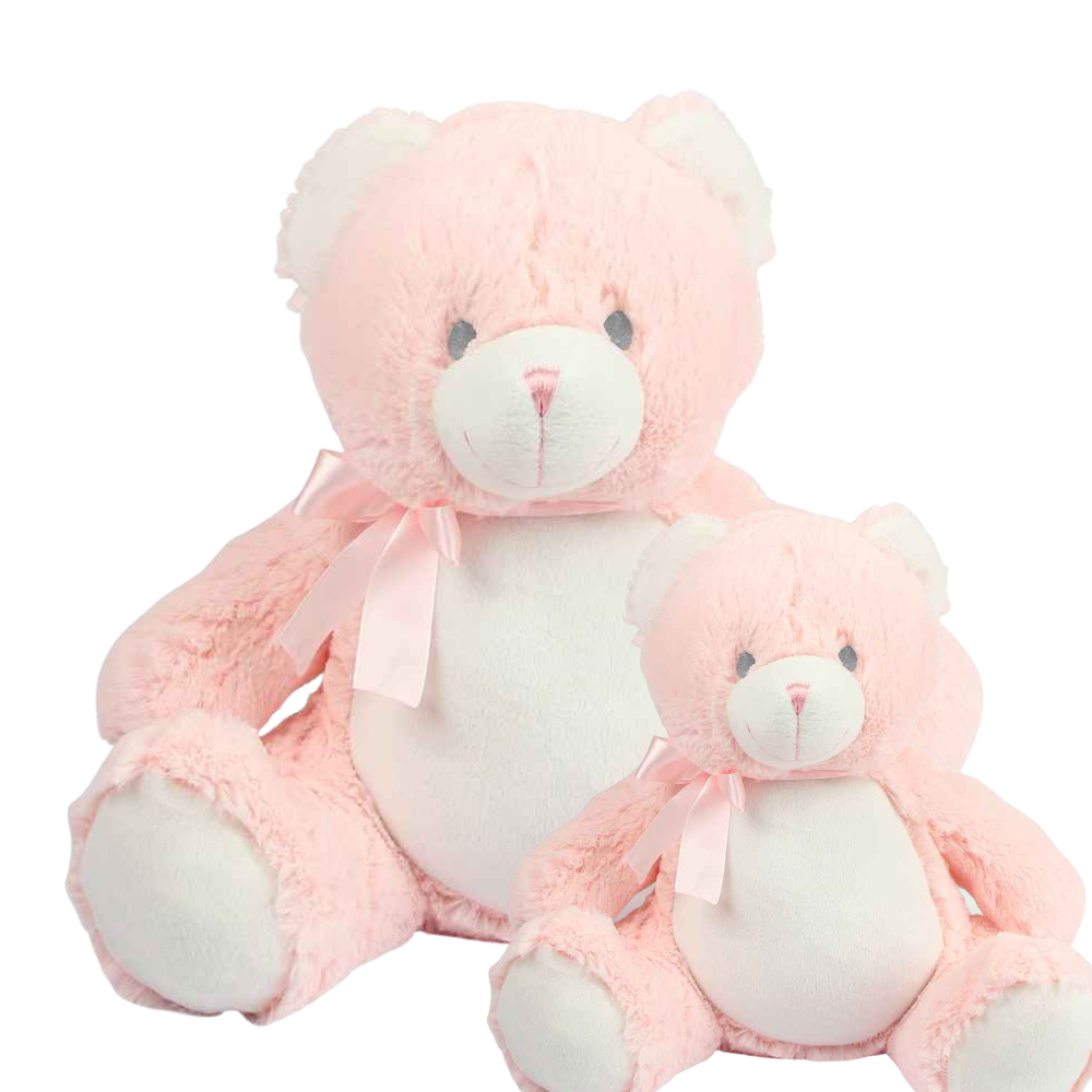 Personalised Pink Teddy Bear Cuddle Toy