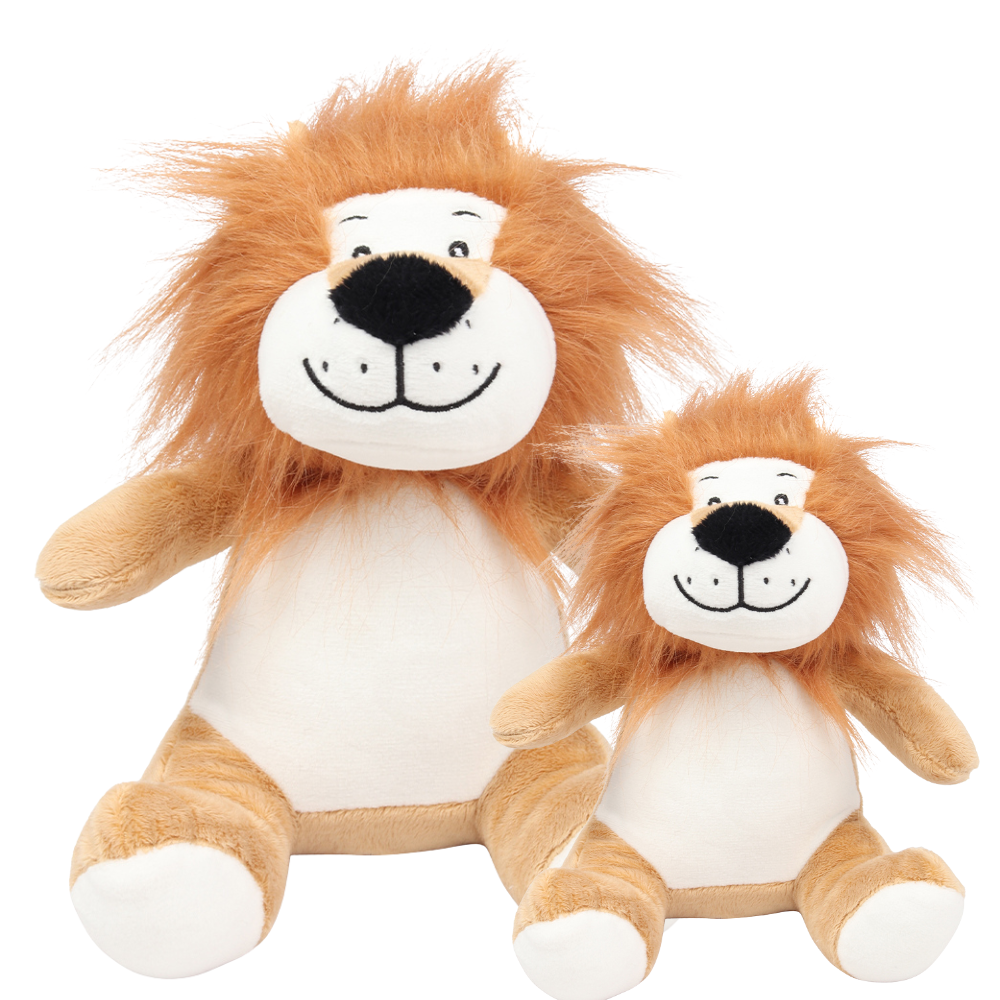 Personalised Brown Lion Animal Teddy Cuddle Toy