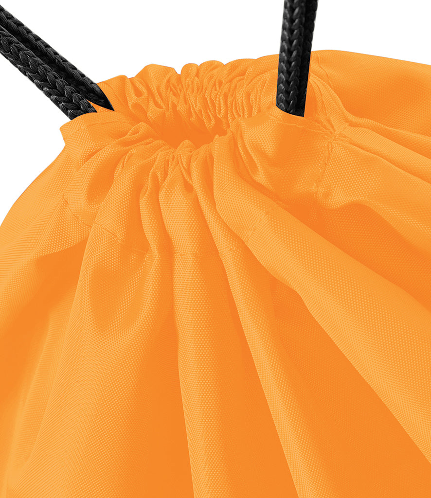 Personalised Premium Drawstring Bag Gymsac Fluorescent Orange – Custom DTF Printed Bag
