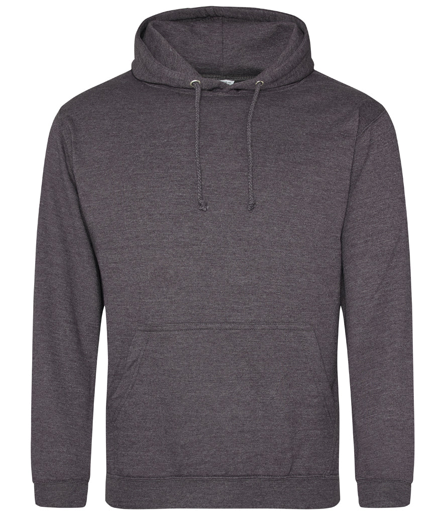 Fully Personalised Charcoal Grey UNISEX Pullover AWDis Hoodie - Create Your Design - Perham Prints