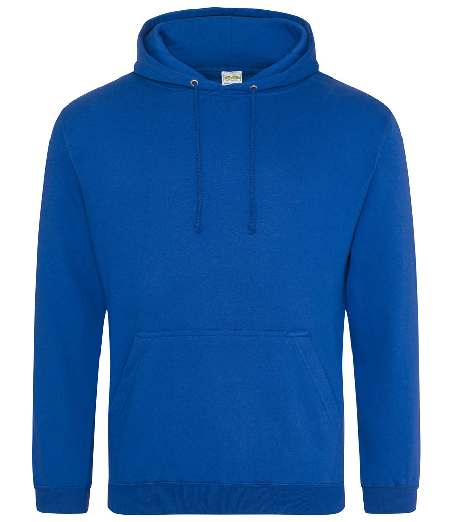 Fully Personalised Royal Blue UNISEX Pullover AWDis Hoodie - Create Your Design - Perham Prints
