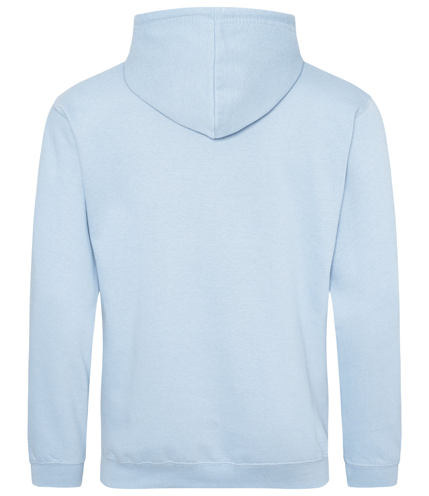 Fully Personalised Sky Blue UNISEX Pullover AWDis Hoodie - Create Your Design - Perham Prints