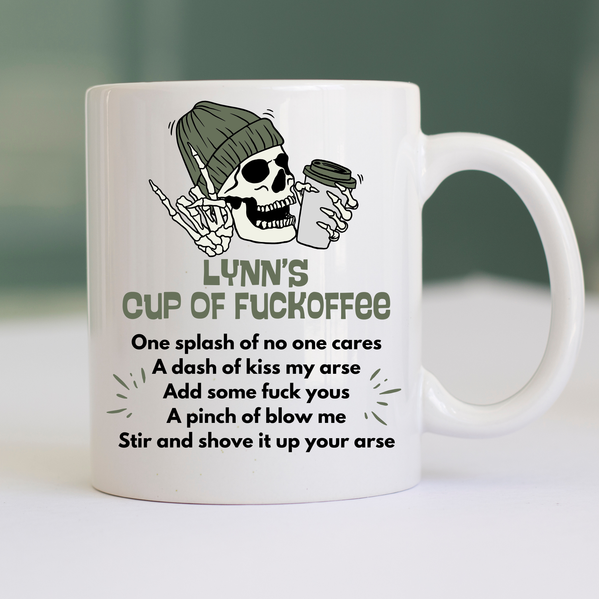 Cup Of Fuckoffee Cup Mug - All sizes - Perham Prints