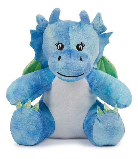 Personalised Blue Dragon Animal Teddy Cuddle Toy