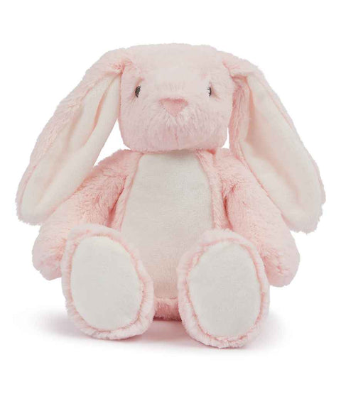 Personalised Pink Bunny Rabbit Animal Teddy Floppy Ears Cuddle Toy
