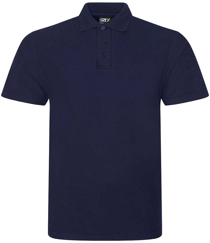 Fully Personalised Navy Blue Pro RTX Polo Shirt UNISEX - Create Your Design - Perham Prints
