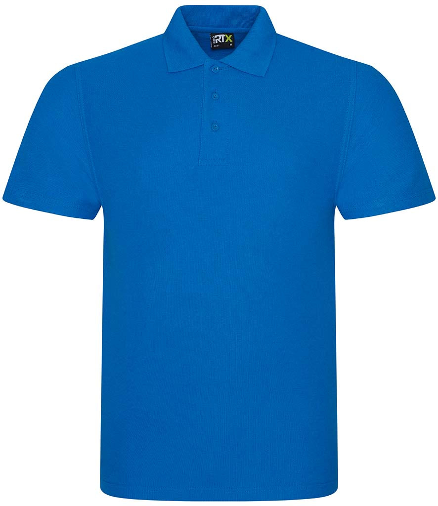 Fully Personalised Sapphire Blue Pro RTX Polo Shirt UNISEX - Create Your Design - Perham Prints