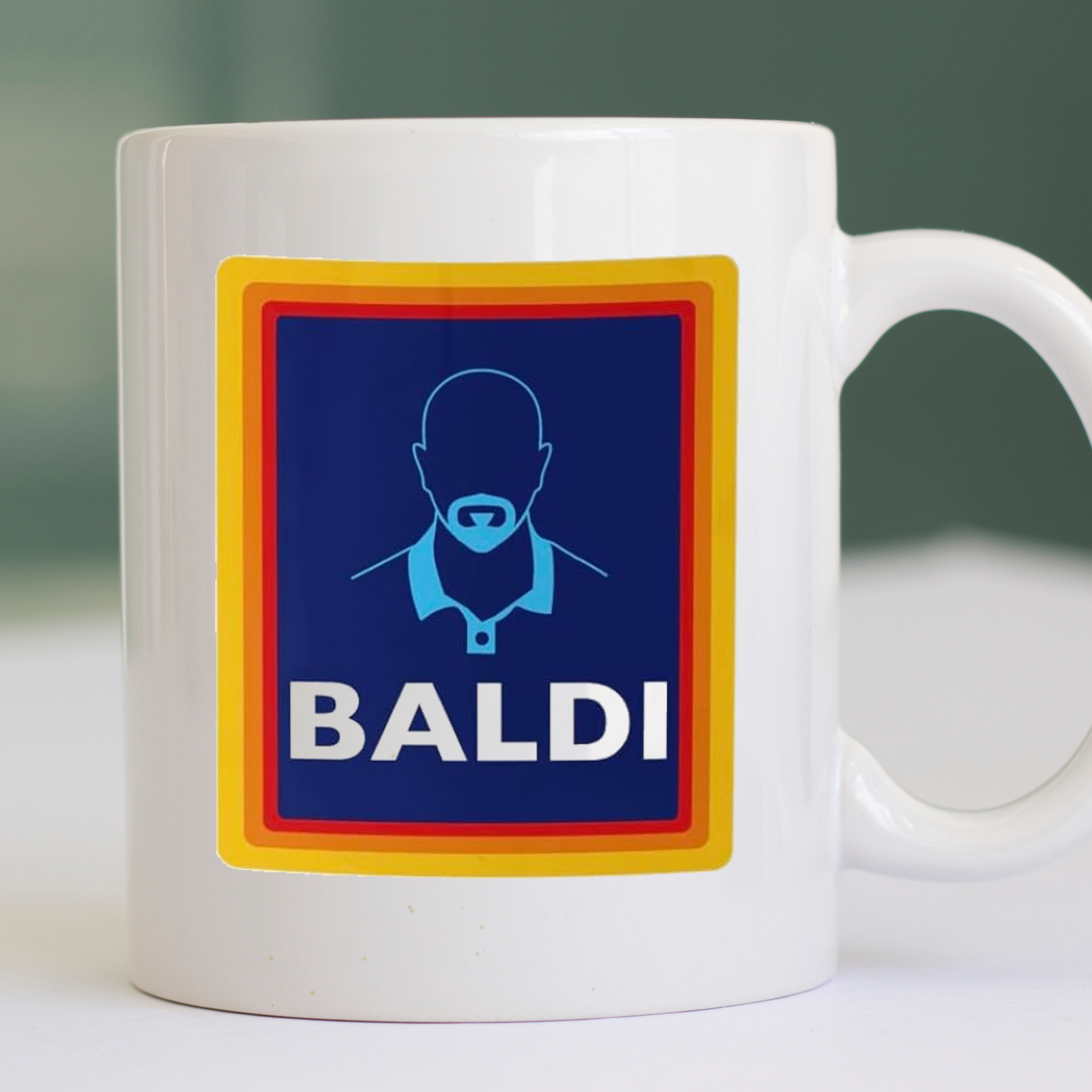 Baldi Funny Mug Gift For Him Bald Oldi Birthday Gift Bald Man Mug - Perham Prints