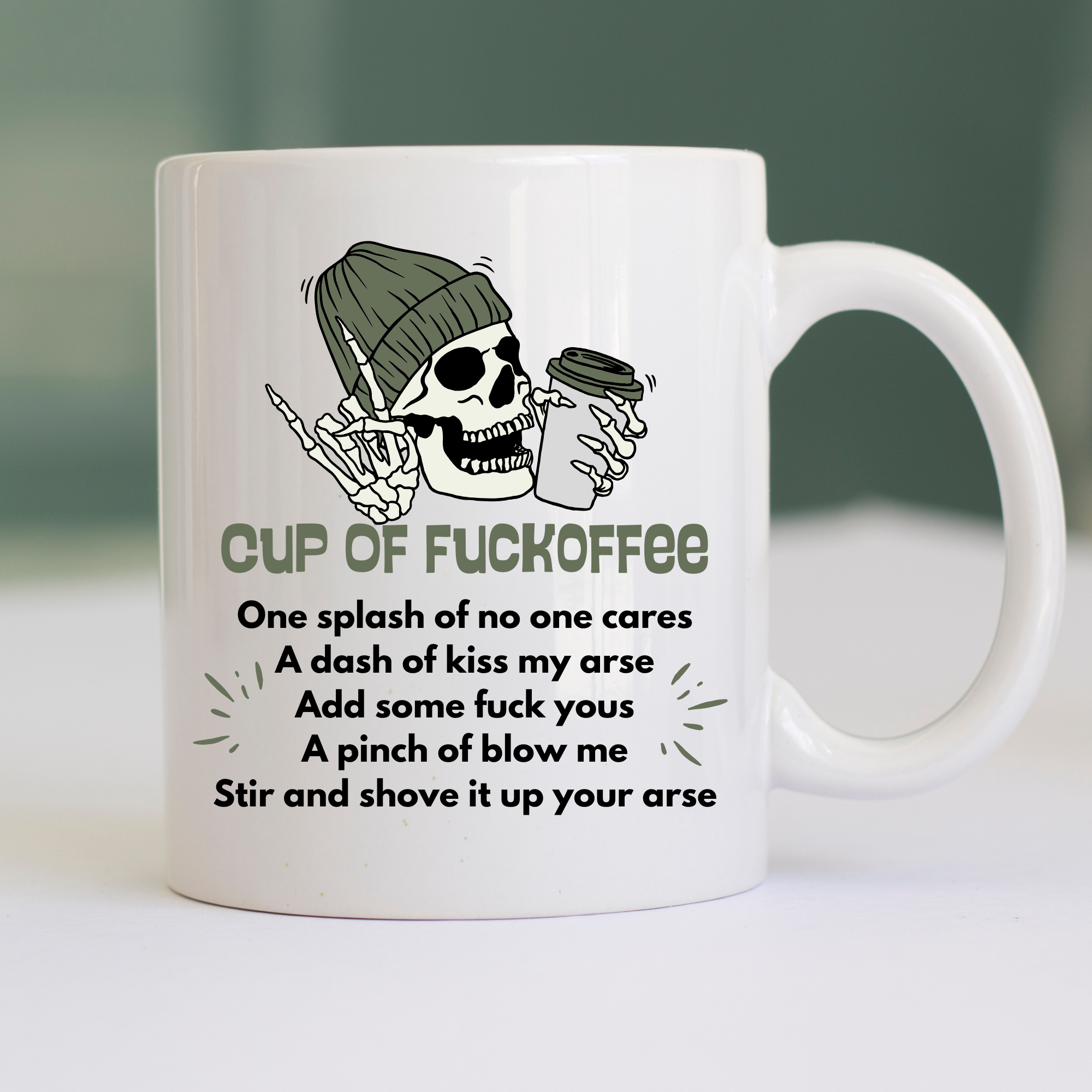 Cup Of Fuckoffee Cup Mug - All sizes - Perham Prints