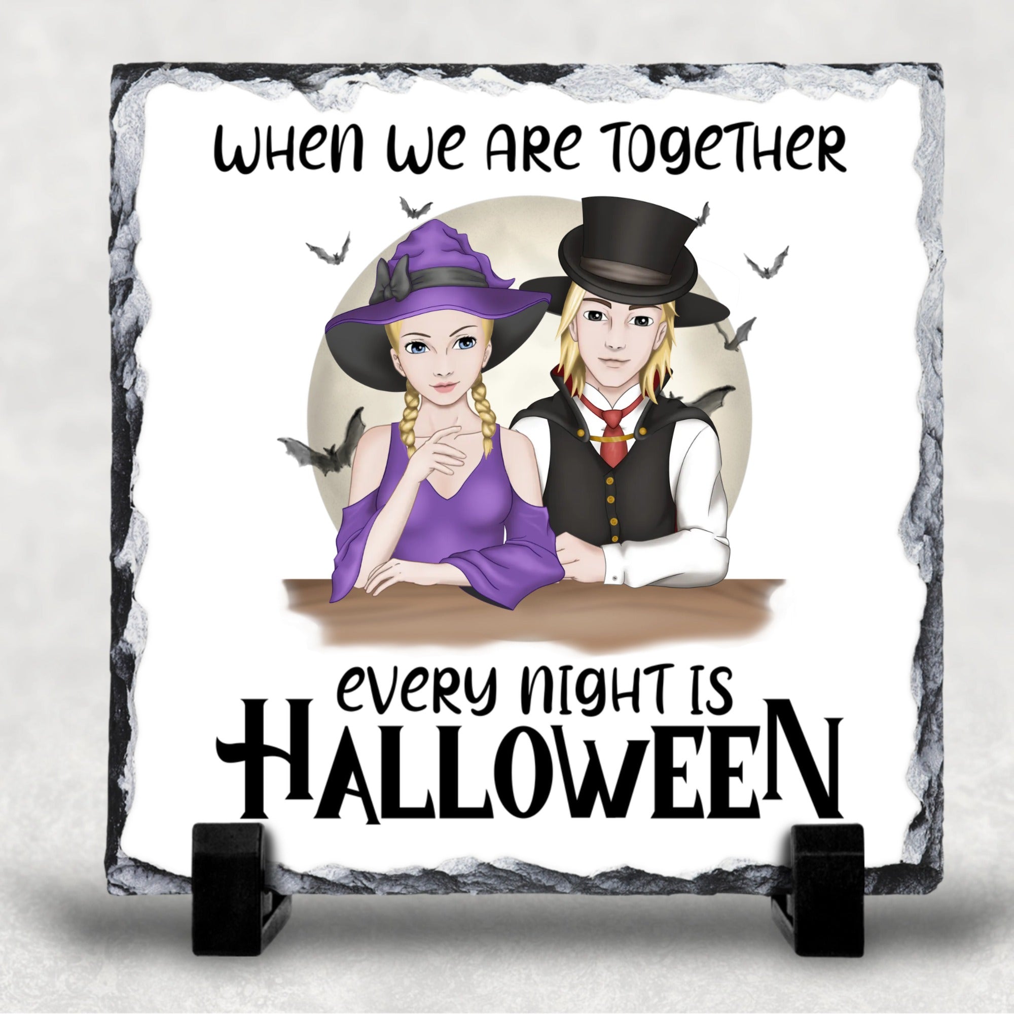 When We Are Together Every Night Is Halloween Customised Character Slate