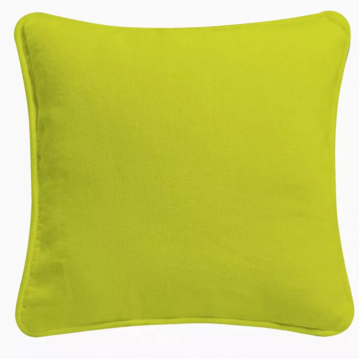 Personalised Lime Green Picture Photo Cushion - Perham Prints