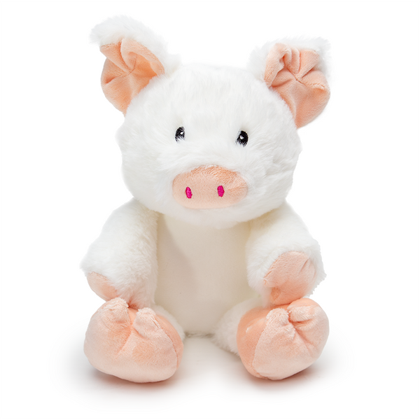Personalised White Pig Animal Teddy Cuddle Toy - 1