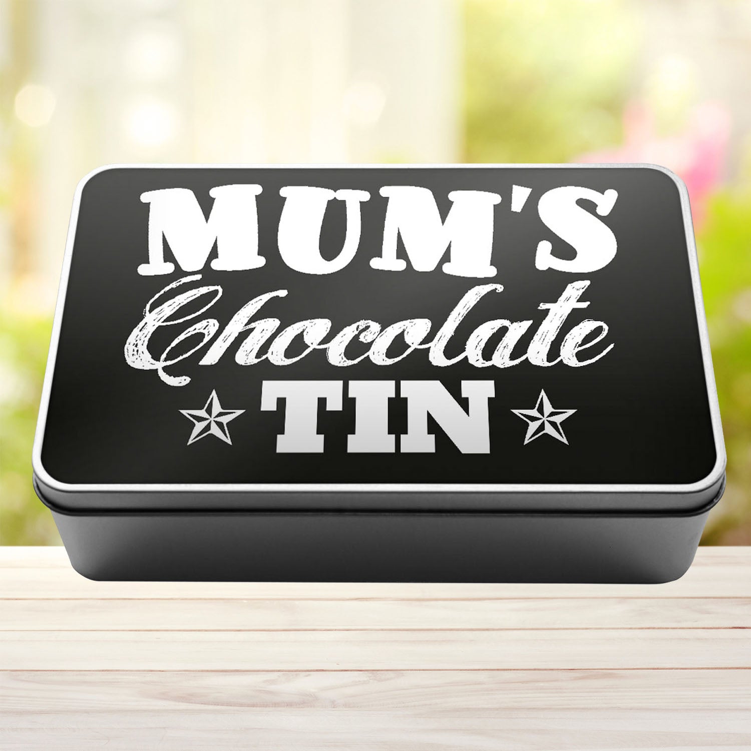 Mums Chocolate Storage Rectangle Tin - Perham Prints