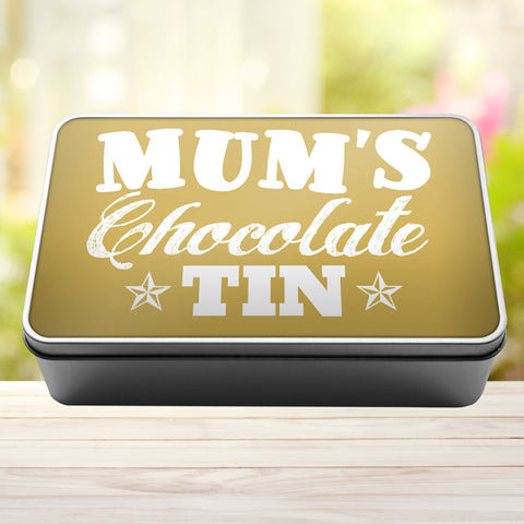 Buy gold Mums Chocolate Storage Rectangle Tin