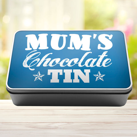 Buy sky-blue Mums Chocolate Storage Rectangle Tin