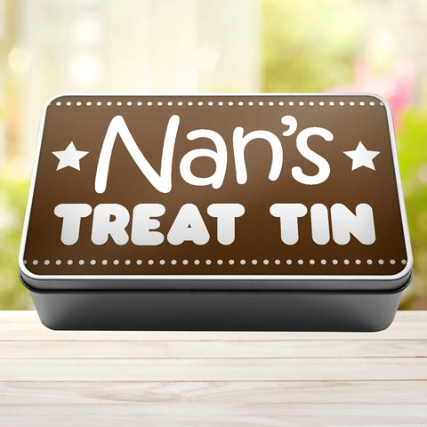 Buy brown Nan&#39;s Treat TIn Storage Rectangle Tin