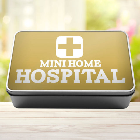 Buy gold Mini Home Hospital Storage Rectangle Tin