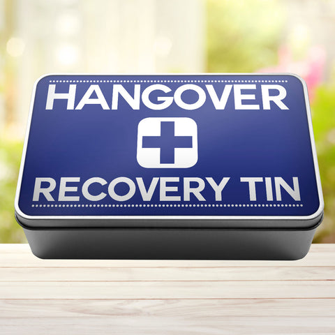 Buy royal-blue Hangover Recovery Tin Storage Rectangle Tin