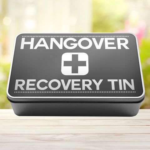 Buy grey Hangover Recovery Tin Storage Rectangle Tin