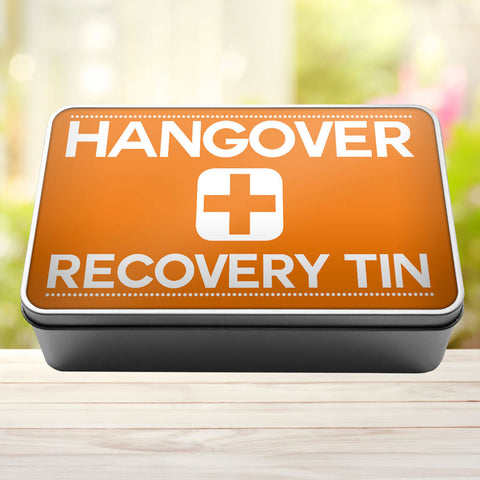 Buy orange Hangover Recovery Tin Storage Rectangle Tin