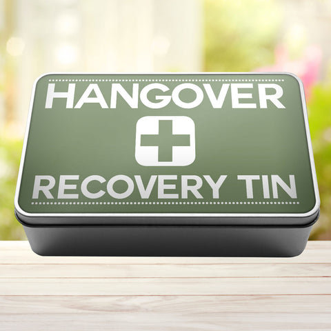 Buy sage-green Hangover Recovery Tin Storage Rectangle Tin