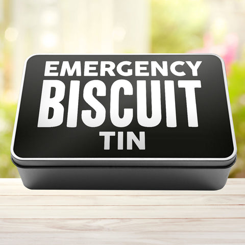 Emergency Biscuit Tin Storage Rectangle Tin - 0
