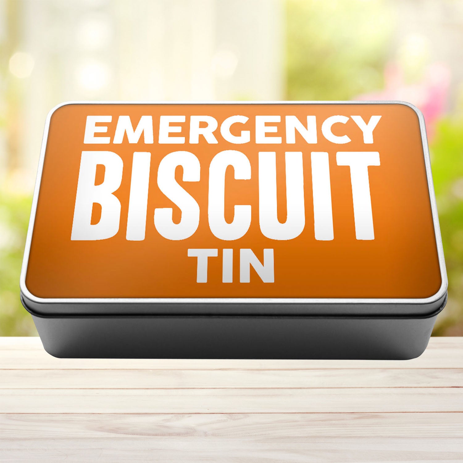 Emergency Biscuit Tin Storage Rectangle Tin - Perham Prints