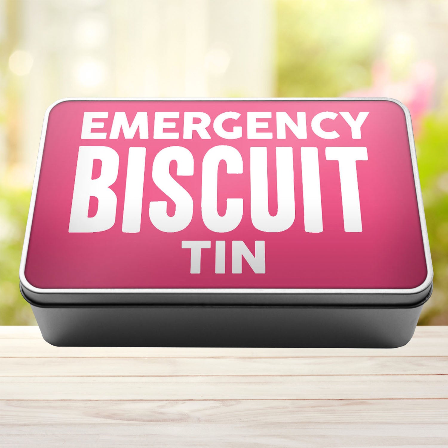 Emergency Biscuit Tin Storage Rectangle Tin - Perham Prints
