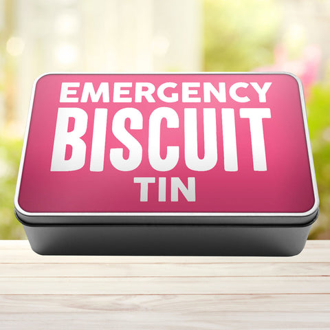 Buy pink Emergency Biscuit Tin Storage Rectangle Tin