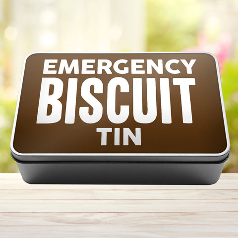 Emergency Biscuit Tin Storage Rectangle Tin