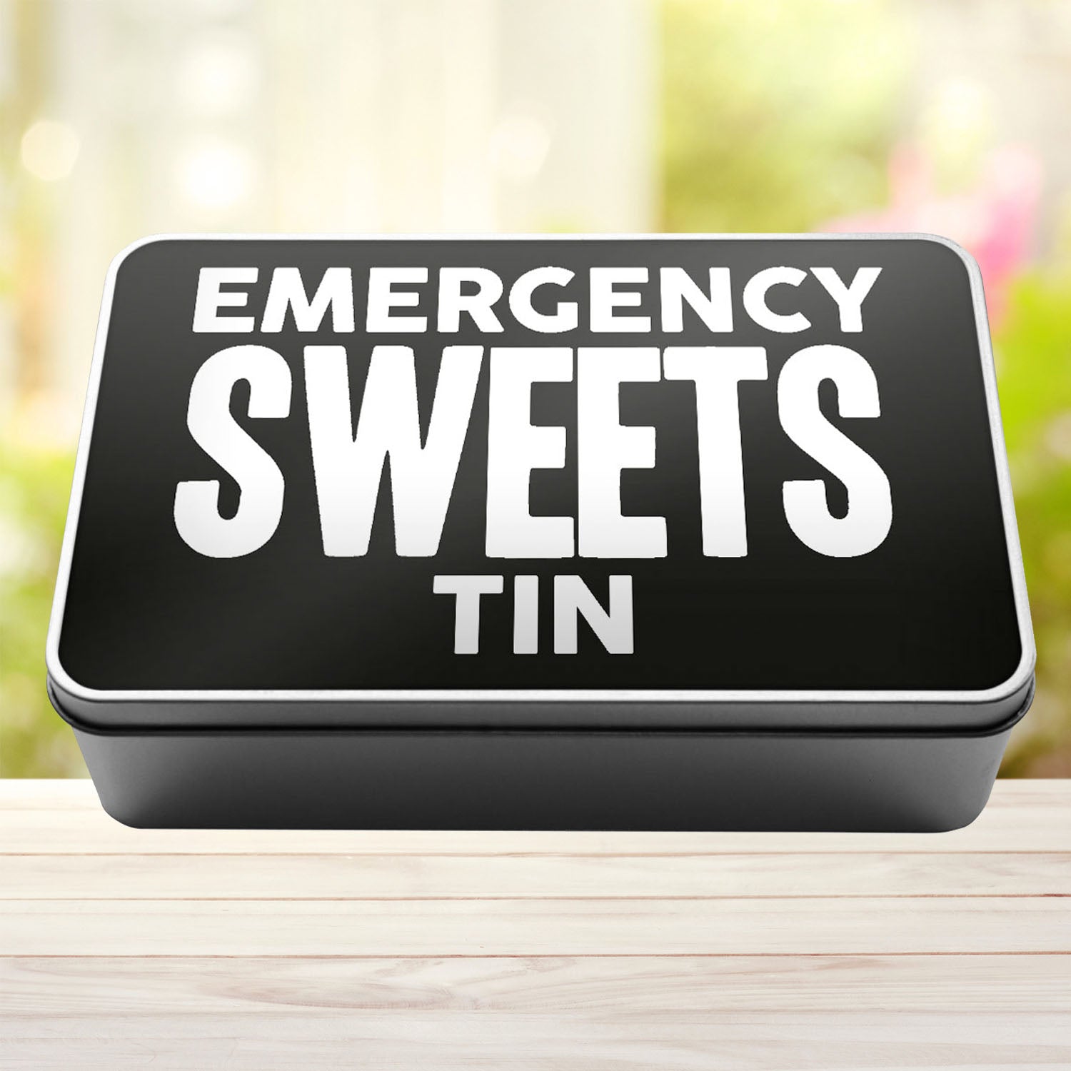 Emergency Sweets Tin Storage Rectangle Tin - Perham Prints