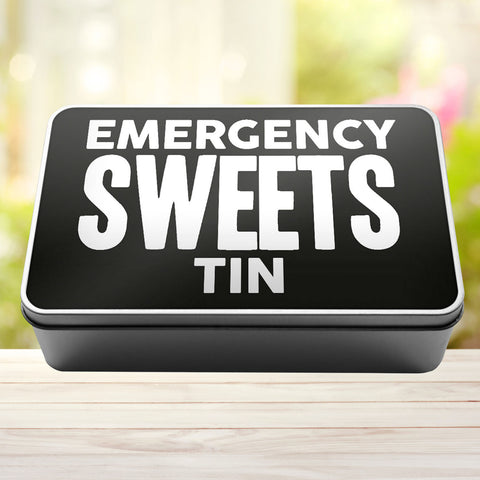 Emergency Sweets Tin Storage Rectangle Tin - 0