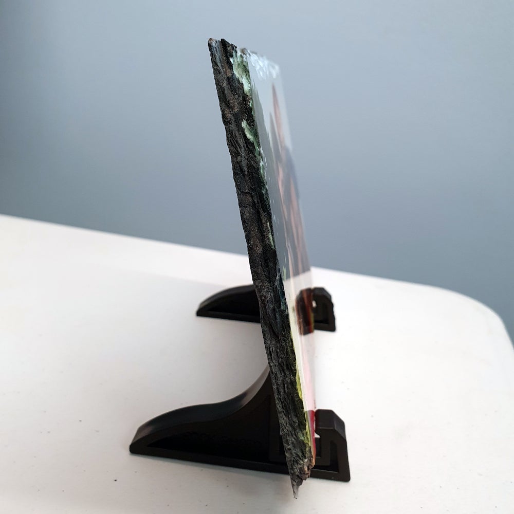 Personalised Memorial Photo Slate Your Wings Were Ready But My Hearts Were Not Colourful Design - Perham Prints