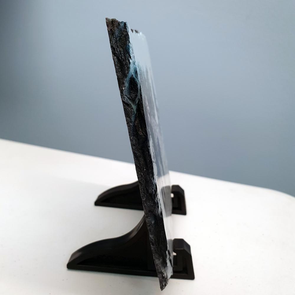 Robins Appear When Angels Are Near Personalised Memorial Slate - Perham Prints