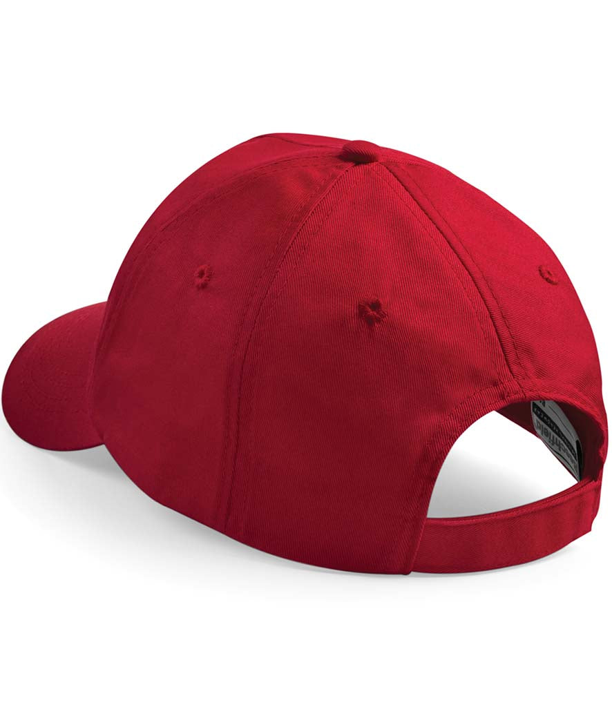 Fully Personalised Beechfield Baseball Cap - Red - Perham Prints