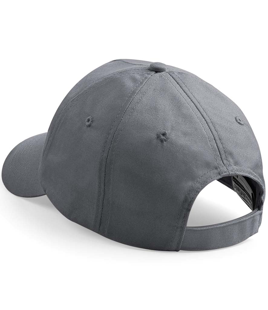 Fully Personalised Beechfield Baseball Cap - Graphite Grey - Perham Prints