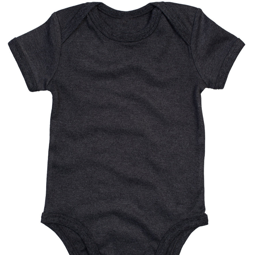 Fully Personalised Black Baby Vest UNISEX - Perham Prints