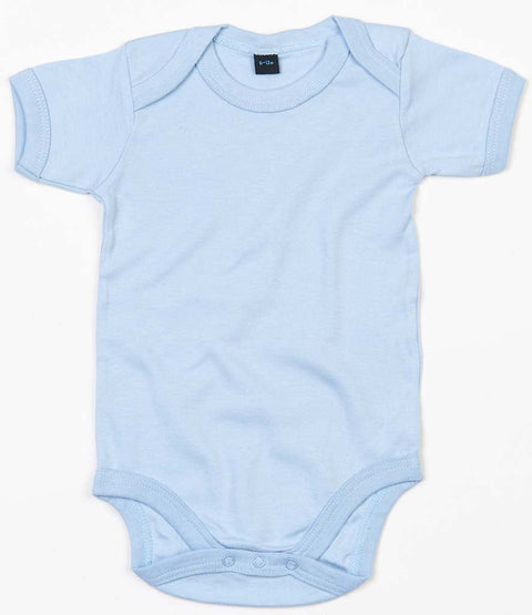 Fully Personalised Light Blue UNISEX Baby Blue Baby Vest