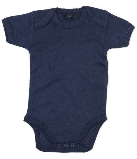 Fully Personalised Navy Blue UNISEX Baby Vest