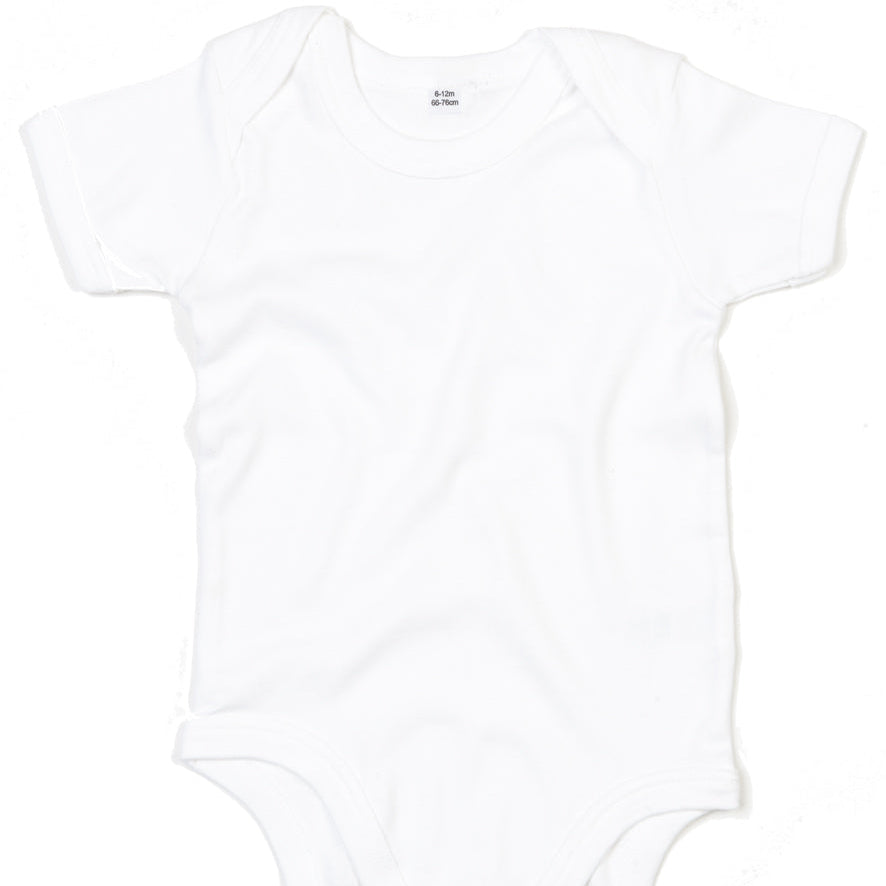 FULLY PERSONALISED BABY WHITE BABY VEST UNISEX - Perham Prints
