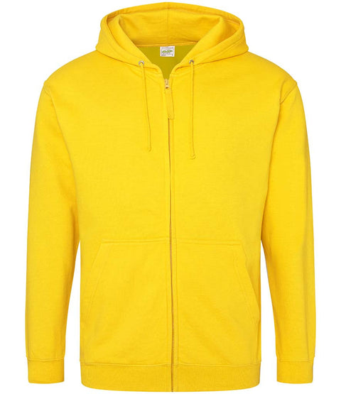 Fully Personalised Sunflower Yellow UNISEX Zip Hoodie - Create Your Design