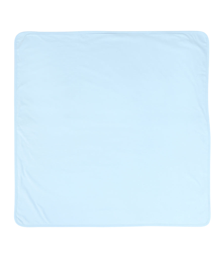 Personalised Light Blue Baby Blanket - Perham Prints