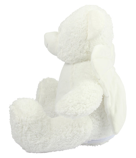 Personalised Large White Angel Animal Teddy Cuddle Toy - 0