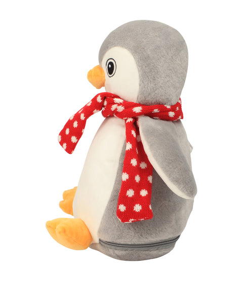 Personalised Penguin Animal Christmas Teddy Cuddle Toy - 0