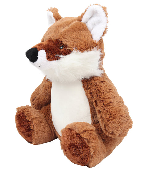 Personalised Brown Fox Large Animal Teddy Cuddle Toy - 0