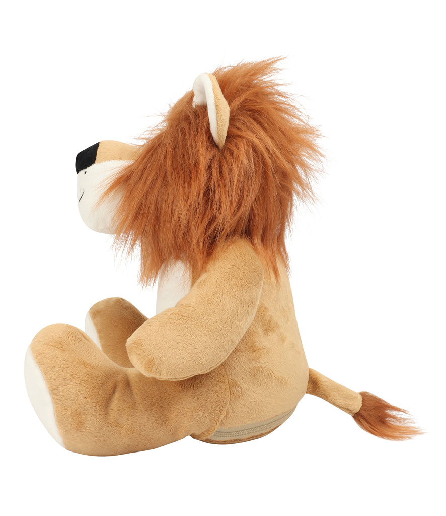 Personalised Brown Lion Animal Teddy Cuddle Toy - Perham Prints