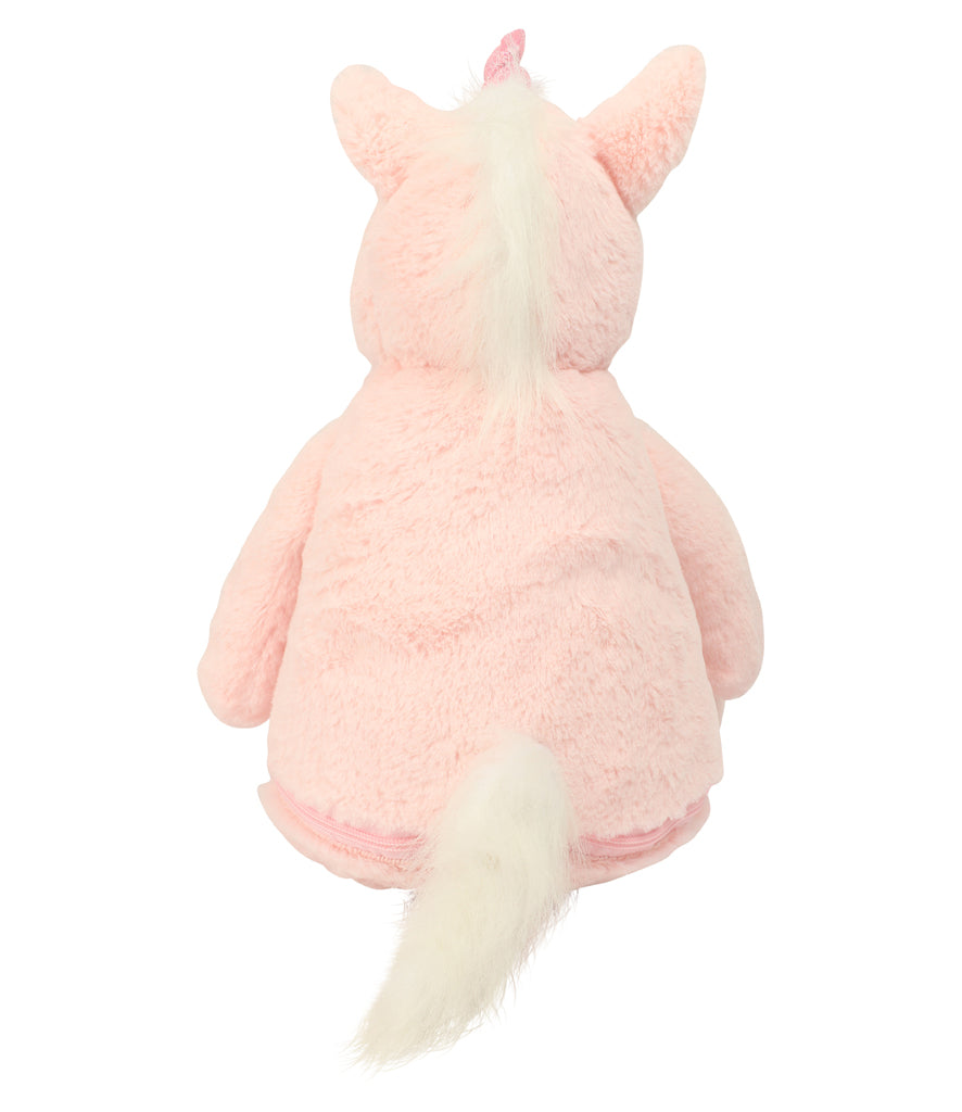 Personalised Pink Unicorn Animal Teddy Cuddle Toy - Perham Prints