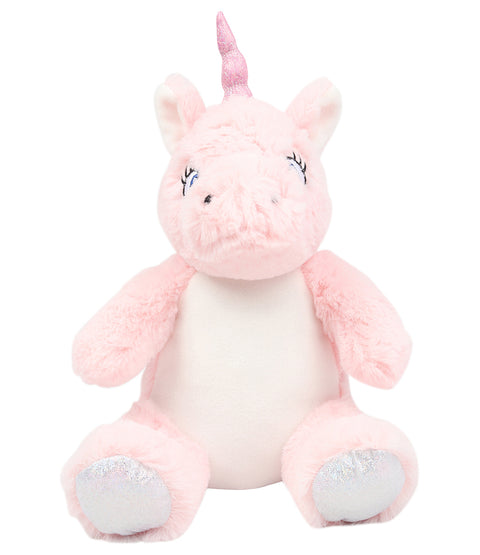 Personalised Pink Unicorn Animal Teddy Cuddle Toy
