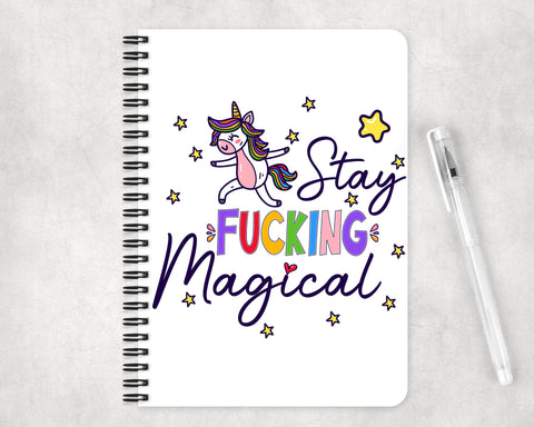 Stay F*cking Magical A4 Personalised Note pad Note book