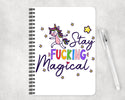 Stay F*cking Magical A4 Personalised Note pad Note book - 1